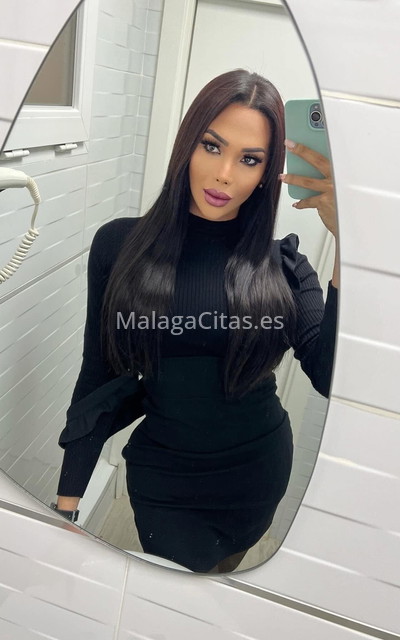 Estefanía Bracamontes, trans venezolana. 614571209. Citas en MÁLAGA, MÁLAGA. www.malagacitas.es.