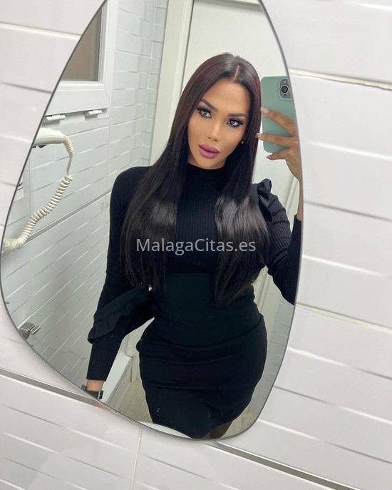 Estefanía Bracamontes, trans venezolana. 614571209. Citas en MÁLAGA, MÁLAGA. www.malagacitas.es.