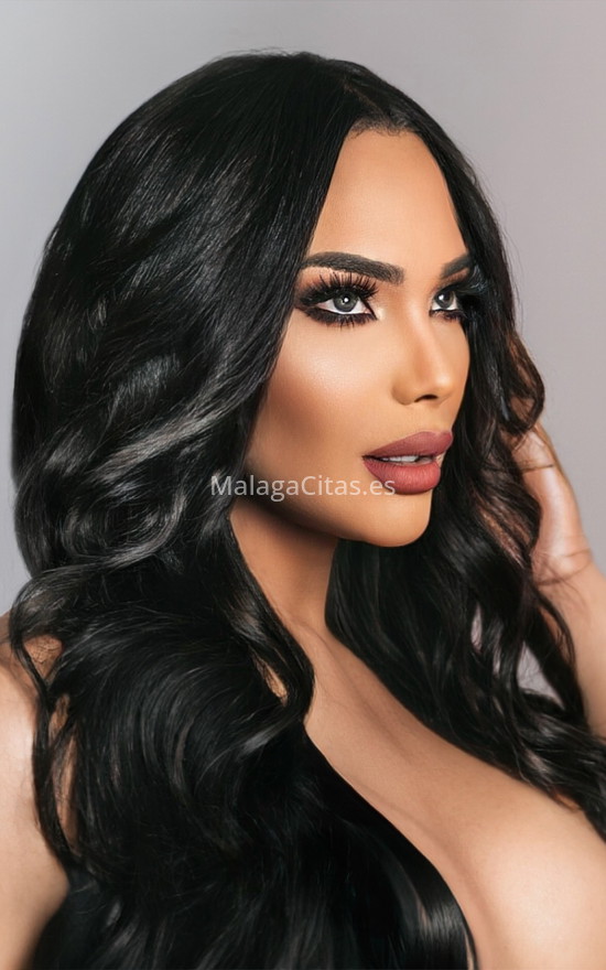 Estefanía Bracamontes, trans venezolana. 614571209. Citas en MÁLAGA, MÁLAGA. www.malagacitas.es.