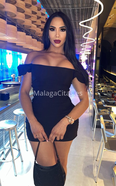 Estefanía Bracamontes, trans venezolana. 614571209. Citas en MÁLAGA, MÁLAGA. www.malagacitas.es.