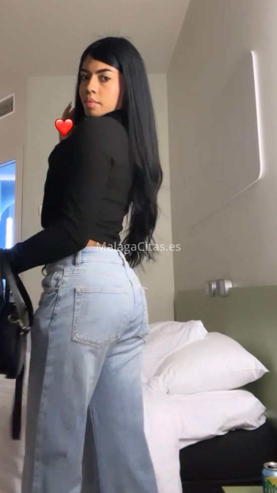 Sara, trans latina recién llegada . 642689061. Citas en MÁLAGA, MÁLAGA. www.malagacitas.es.