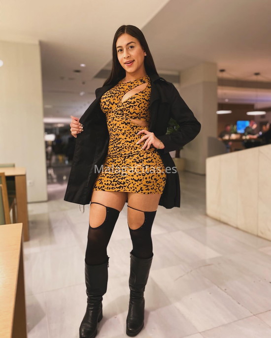 Andrea, trans latina recién llegada. 607797689. Citas en MÁLAGA, MÁLAGA. www.malagacitas.es.